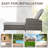 62.5" Long Reclining Single Chaise With Cushions