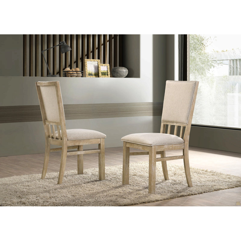 Ensemble de 2 chaises de salle à manger en blé 19 po