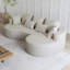 Canapé modulaire rembourré, canapé en nuage courbé extra large et large à 4 places de 105 po avec 7 coussins, canapé-lit combiné gratuit pour le salon, la chambre à coucher-471446750
