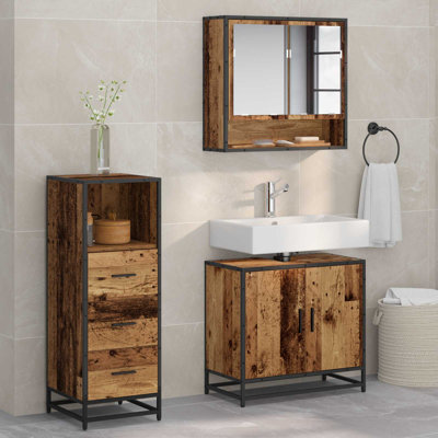 Vanity & Mirror Set