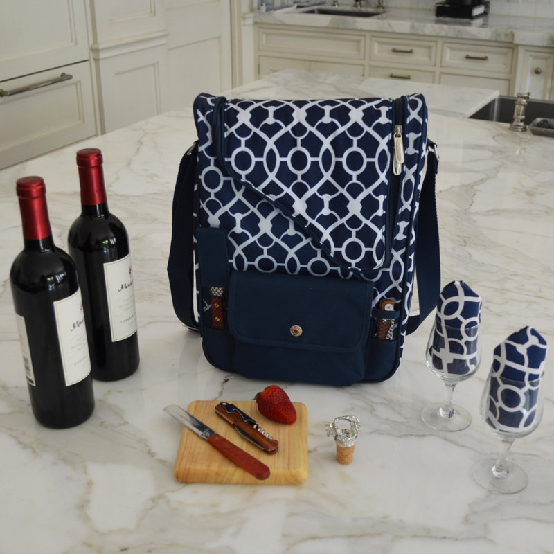 Bordeaux Wine and Cheese Set with Blanket