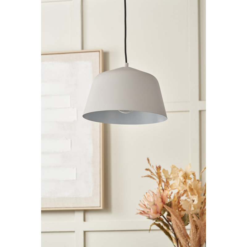 Taleya 1 - Light Bowl Pendant, Matte Grey