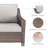 Canapé d'extérieur en rotin avec coussins et repose-pieds Tya-469042804