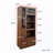 Freestanding Kitchen Pantry Cabinet with Microwave Stand