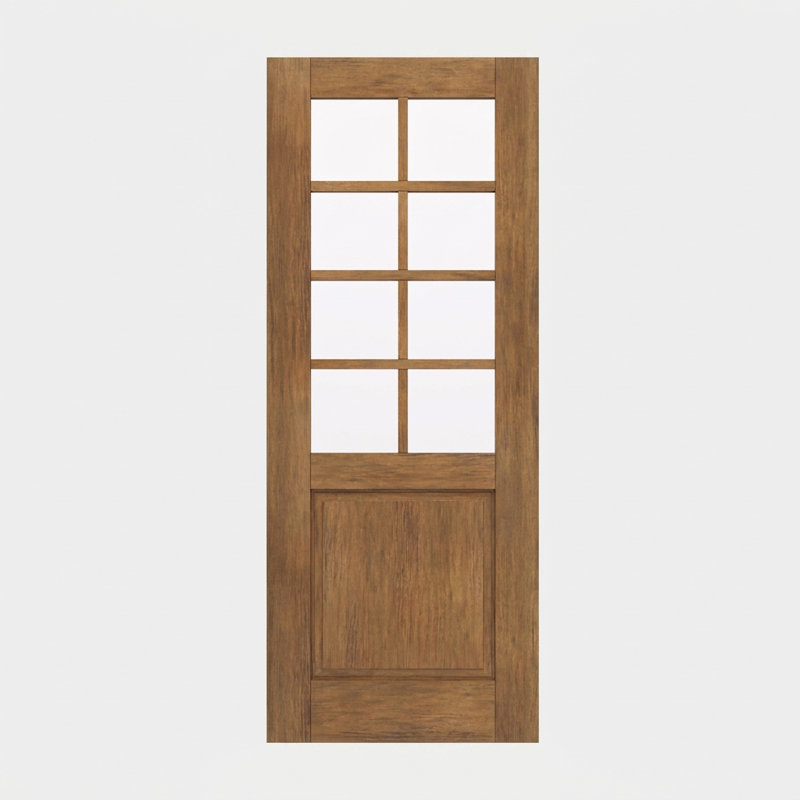 Porte d'extérieur 96 po Dalle acajou 96 po, 1 litre, 1/2 litre, sans finition, 32 po x 96 po [porte 32 po]