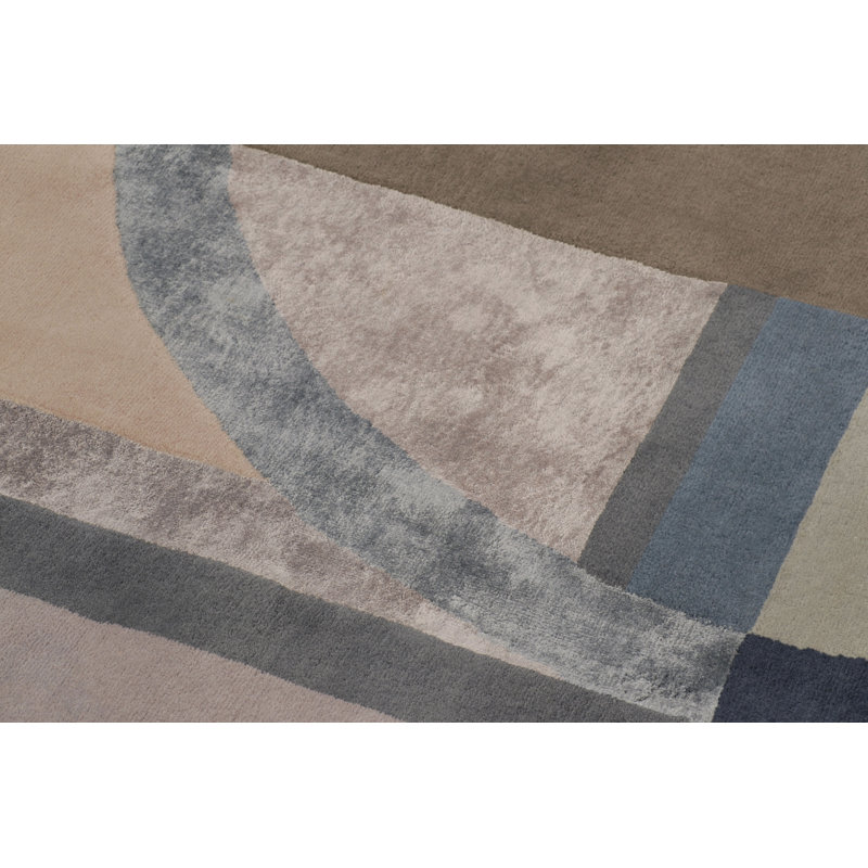 Art Deco One-of-a-Kind 12'2X12'3 Hand Knotted Area Rug