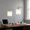 Ensemble de 2 lampes de chevet industrielles avec port USB C, ports de charge et prise de courant, lampes de table entièrement réglables à intensité variable avec abat-jour en verre opale pour la lecture de bureau dans la chambre à coucher, comprenant des ampoules DEL