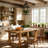 63-Inch Solid Wood Dining Table, Farmhouse Kitchen Table For Dining Room
