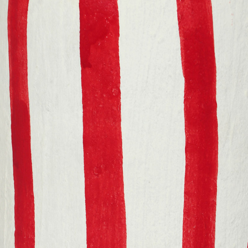 Lampe de table Jamia, Rouge / Blanc, Rouge / Blanc