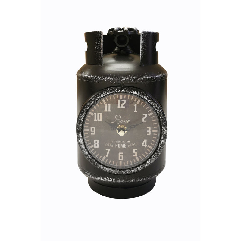 Analog Metal Electric Tabletop Clock in
