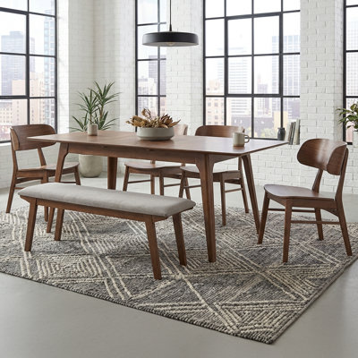 Modern Solid Hardwood Dining Table