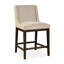 Upholstered Bar Stool with Solid Wood Frame-2144831634