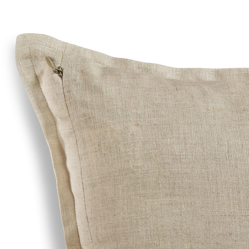 Santa Barbara - 100% Pure Linen Pillow Cover, Natural