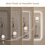 Harcrest Lighted Metal Framed Wall Mounted Bathroom in Gold-125873155