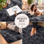 Adela Rectangle Shaggy Washable Area Rug-2067089287