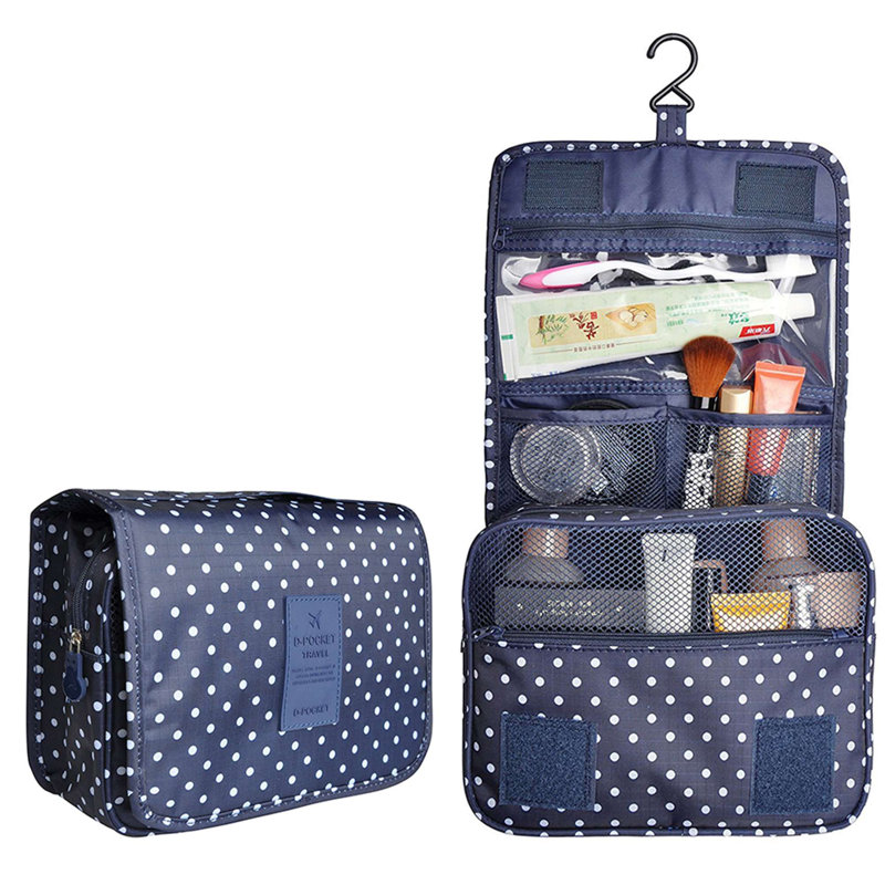 Trousse de toilette de voyage suspendue, Marine