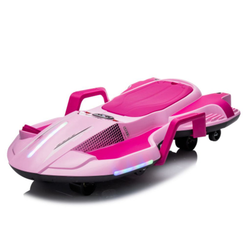 24V Kids Ride On Electric Scooter W/ Helmet Knee Pads,24V Ride On Toy For Kids,Spray Function,2WD 400W Wheel-Hub Motor,5.59-6.84MPH,Gravity Steering,Use For 1-2 Hours,Exercise Your Child Age 6+