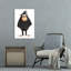 Curious Black Monkey Contemporary Monkey Wall Art Print by Mathieu - Wrapped Canvas Print-412734548