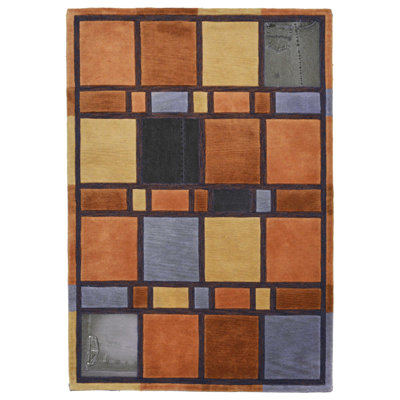 Geometric Hand Woven 140cm X 200cm Area Rug Set