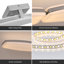 3-Light 86cm Dimmable LED Flush Mount