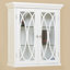 Armoire murale avec portes décoratives en verre Noires