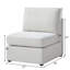 Chaise sans accoudoirs Chauncy - Ivoire-2115028985