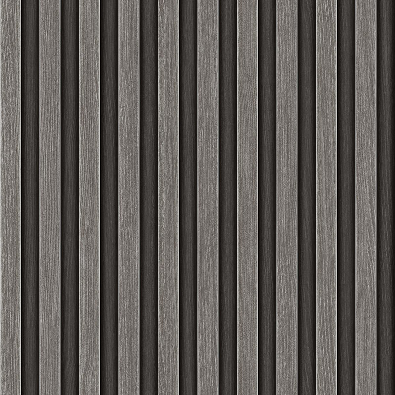 Papier peint moderne aspect bois, Grey