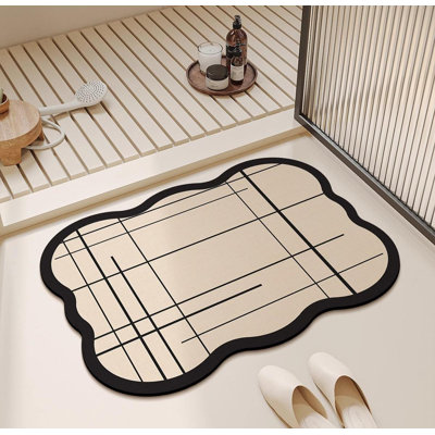 Decontamination Diatomaceous Earth Absorbent Bathroom Mat
