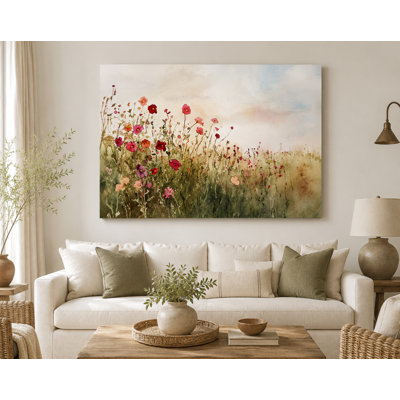 Art mural sur toile tendue Wildflower Meadow