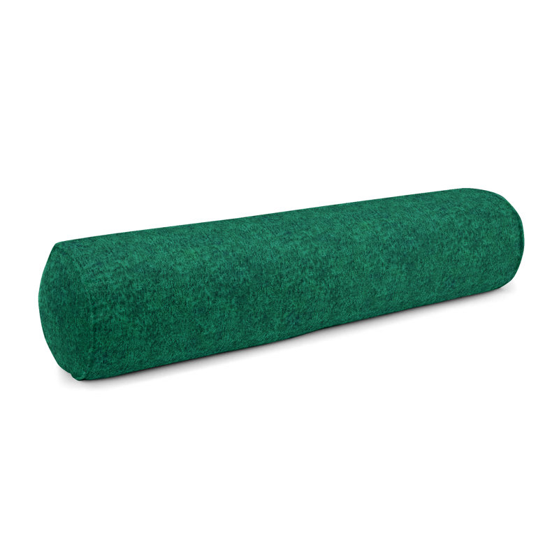 Reversible Throw Pillow, 9" x 48", Emerald