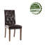49.02cm H Tufted Upholstered Side Chair in Brown-968340265