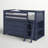 Kaiden Kids Twin Loft Bed with Drawers-1178383516
