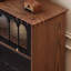 Buffet simple en bois massif avec rangement