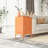 Union Single door End Table 2 Tier Narrow Side Table with Metal Frame Multifunctional Home Table Easy to Assemble Adjustable partitions Single Door Coffee Table-507329073