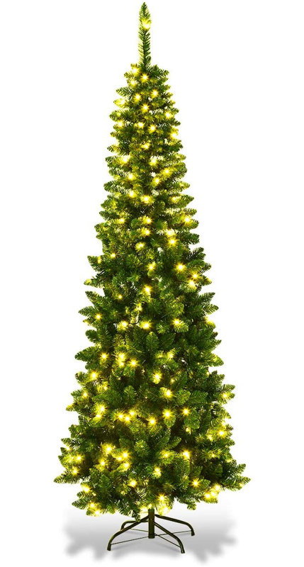 200cm H Lighted Artificial Christmas Tree