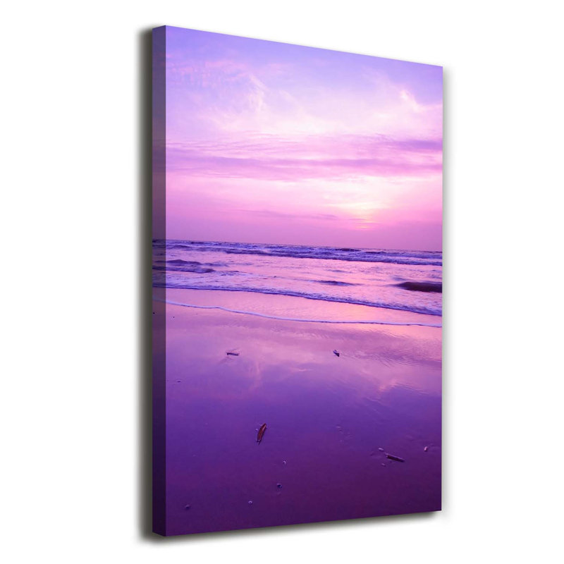 Sunset Sea - Wrapped Canvas Print