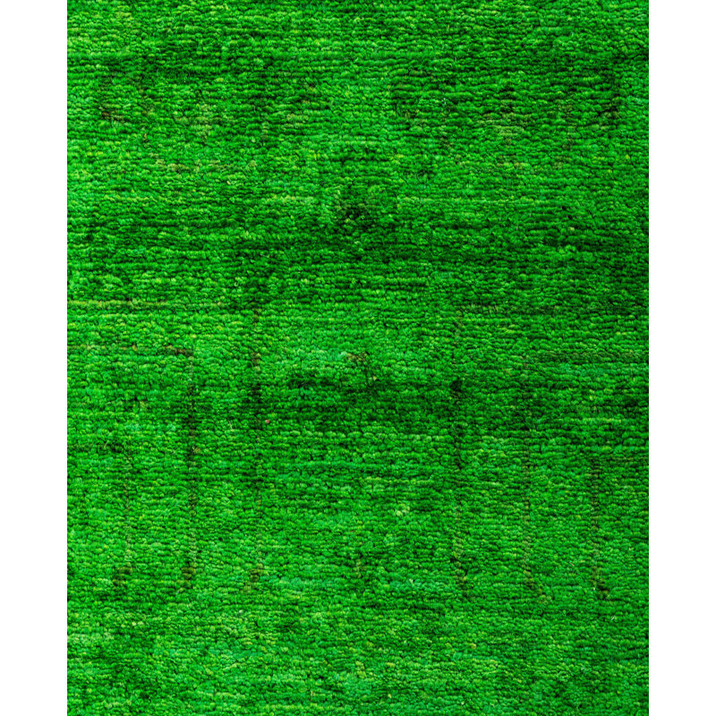 Overdyed One-of-a-Kind 2' 4" X 14' 0" Hand Knotted Area Rug