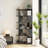 Modern Black Corner Bookshelf With Safety Corners-1717207622