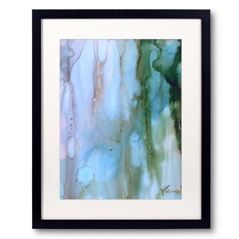 Seaspray Print by Trish Sierer, Black Framed Paper, 20" H x 16" W