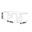 Bureau minimaliste en pin minimaliste