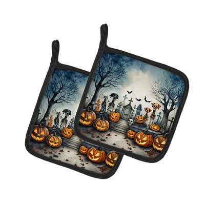 Paire de porte-pots Spooky Halloween