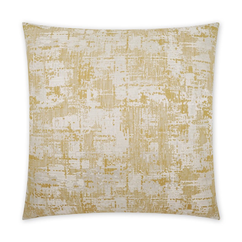 Mathilde Pillow Cover & Insert, Lemon, Square 24"