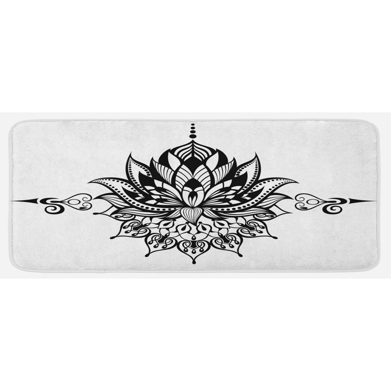 Eclectic Synthetic Kitchen Mat
