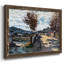 «La seine à Bougival» par Monet, reproduction d'art sur toile-96281880-96281875