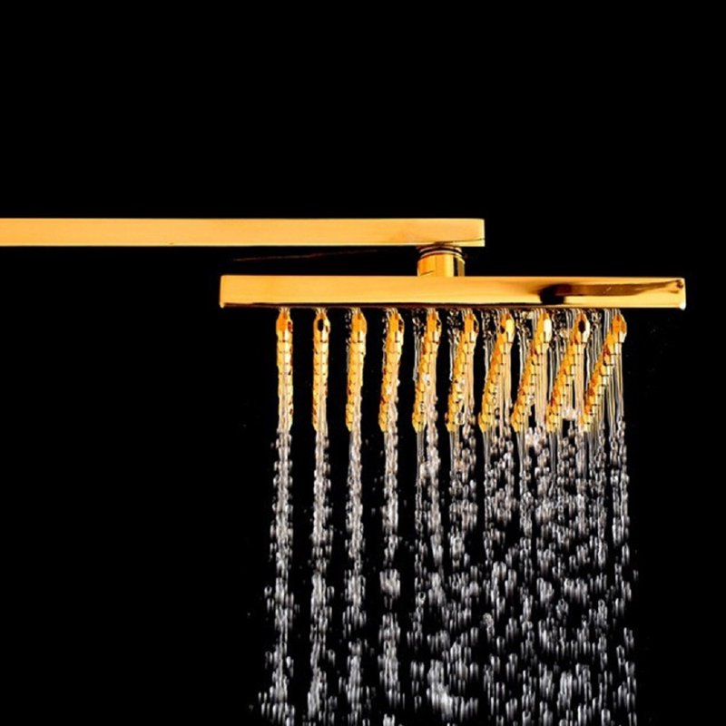 Arsizio Classic Luxury Gold Brass Bathroom Shower Set