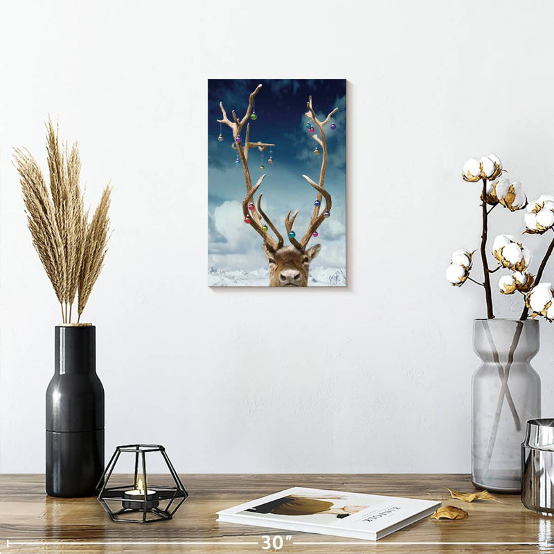 Brampt Reindeer Ready For Christmas, 12" H x 8" W