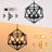 3 Light Dimmable Black Corridor Chandelier With Adjustable Chain