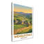 Wensleydale, England - Romantic Travel Poster Of The Yorkshire Dales' Rolling Hills. Giclee Print On Wrapped Canvas. Wall Art, Home Decor - Regions & Scenic Areas, England - Wrapped Canvas Print-2074981518