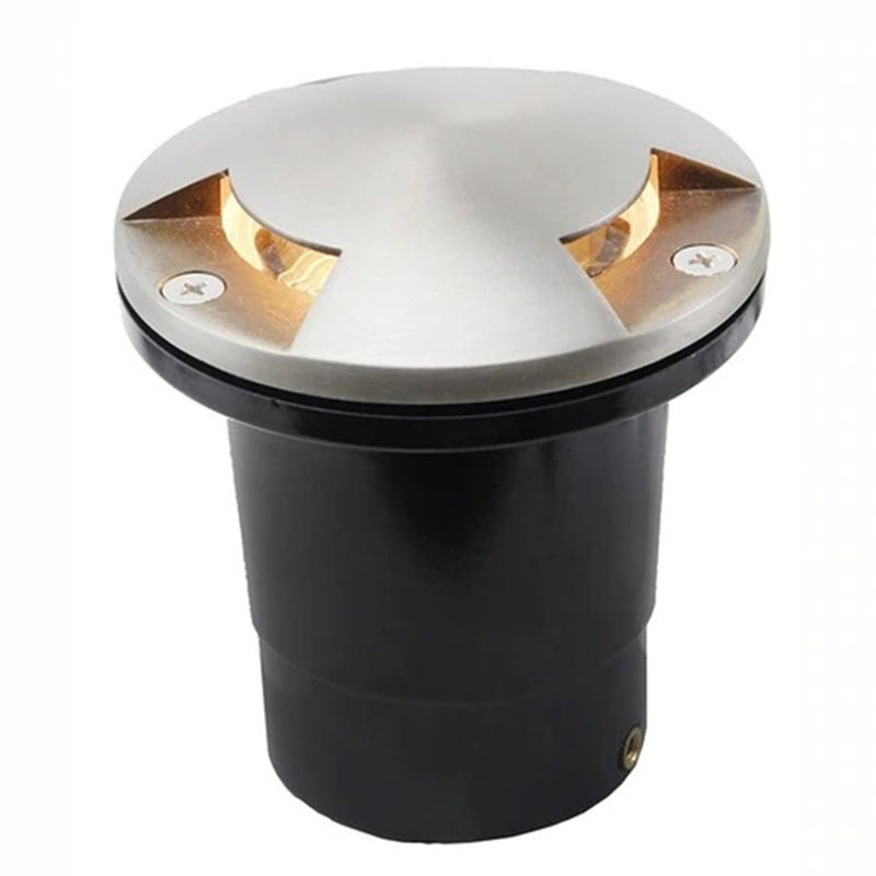 Low Voltage Metal Well Light, Satin Nickel