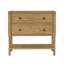 Commode décorative 2 tiroirs Naturel Voir ci-dessous